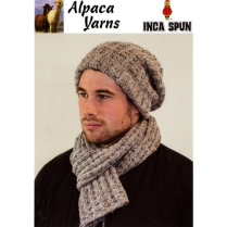 (AY1216 Beanie and Scarf)